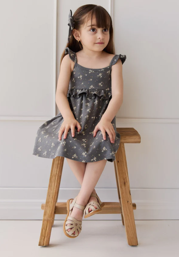 Jamie Kay - Organic Cotton Molly Dress - Lulu Bloom Lava|153319