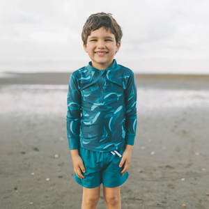 Honeysuckle - Kid's Trunks - Marine Blue|136544