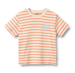 Wheat - T-shirt S/S Jay Orange Stripe|197208
