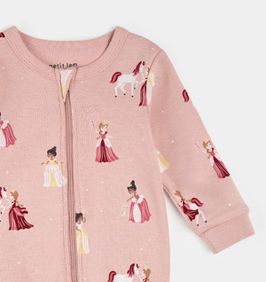 Petit Lem - Footed Sleeper - Princess|187289