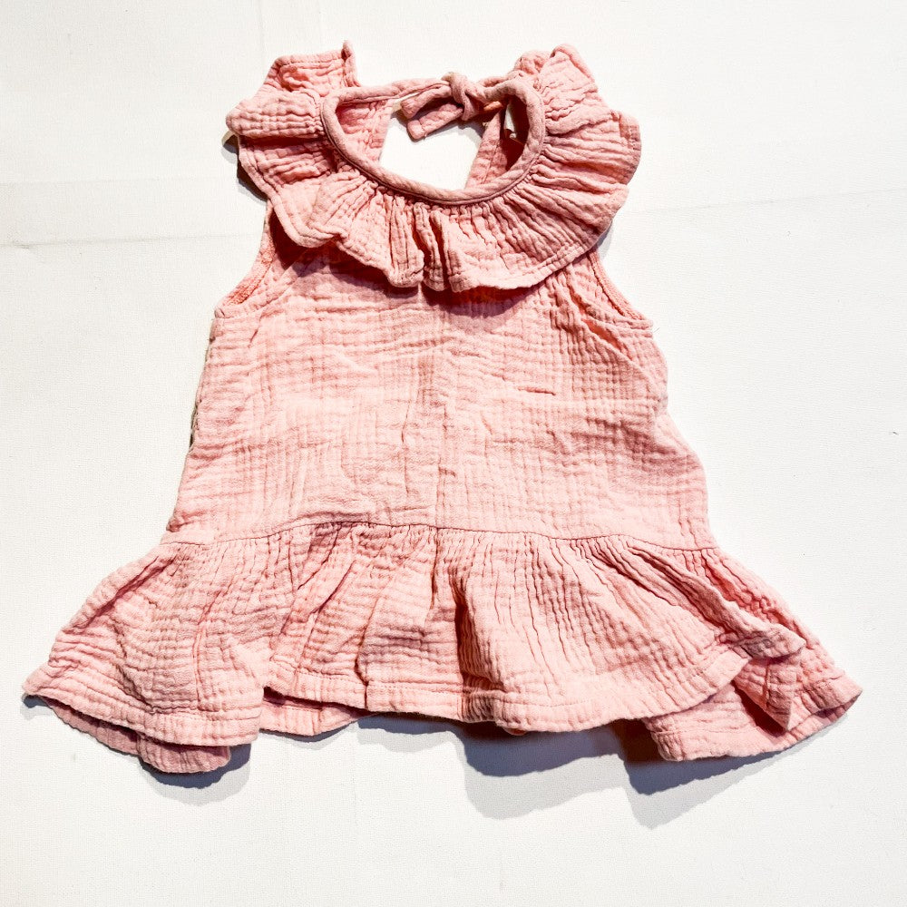 Greige Dress 6-9M|180068
