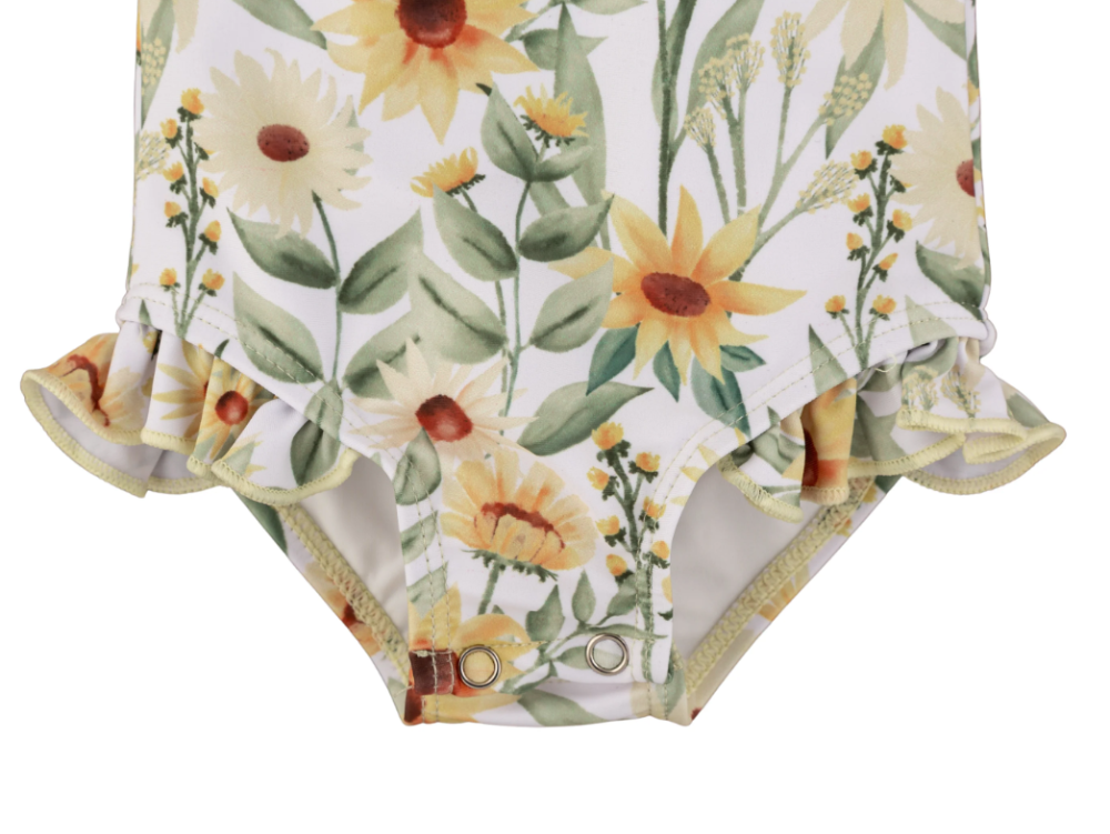 Current Tyed - "Brooklyn" Ruffle Rashguard Suit|140517