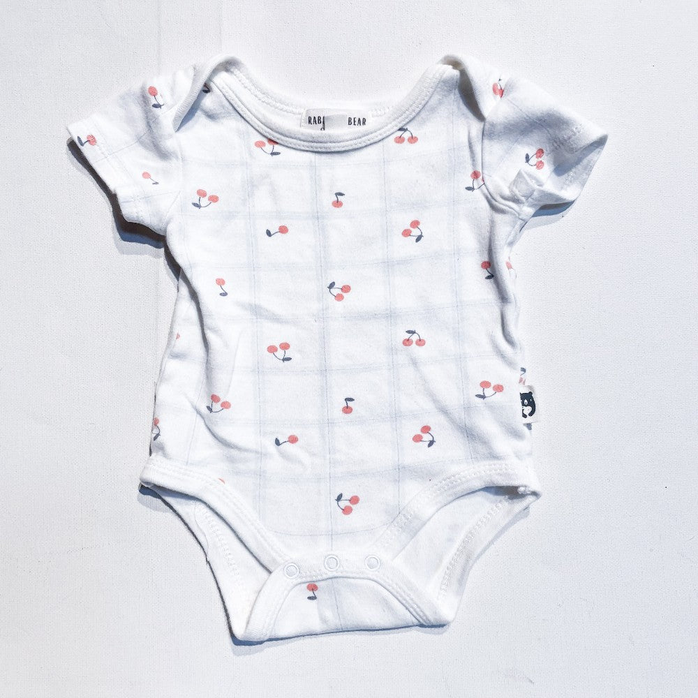 Rabbit + Bear Onesie 0-3M|159178