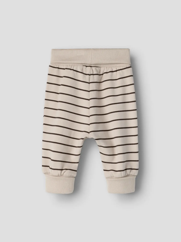 Name It - Mocha Striped Sweatpants|213785