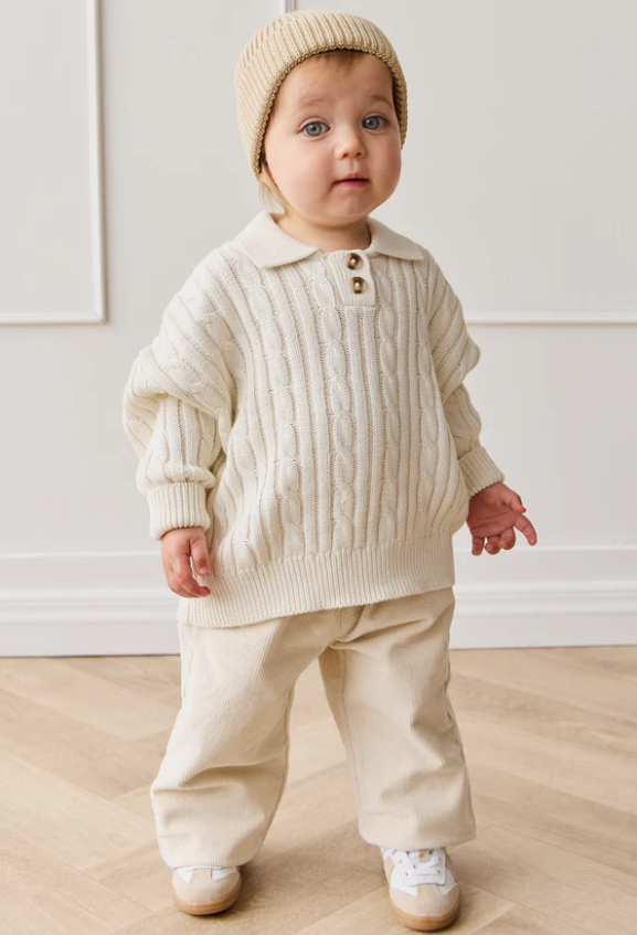 Wade Knitted Jumper - Cloud|154980