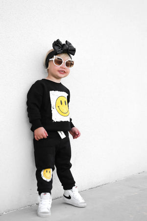 Little Bipsy - Smiley Elevated Crewneck|106964