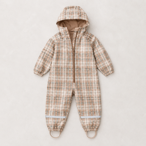 Roobear - Fleece-Lined One-Piece Suit Gingham - 6-12M, 6T