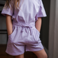 Bee & Magnolia - Organic Cotton Short Set - Lilac Breeze|136573