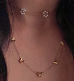 Dounia Butterfly Necklace - 18K PVD Gold Plating|186943