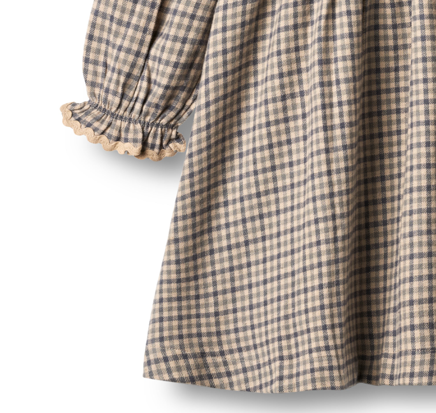 Wheat - Dress Alissa blue check|164453