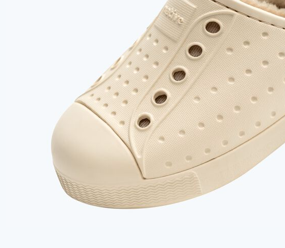 Native - Jefferson Cozy Little Kids - White/Tan|153609