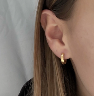 Huggie Hoops - 18K PVD Gold Plating|186954