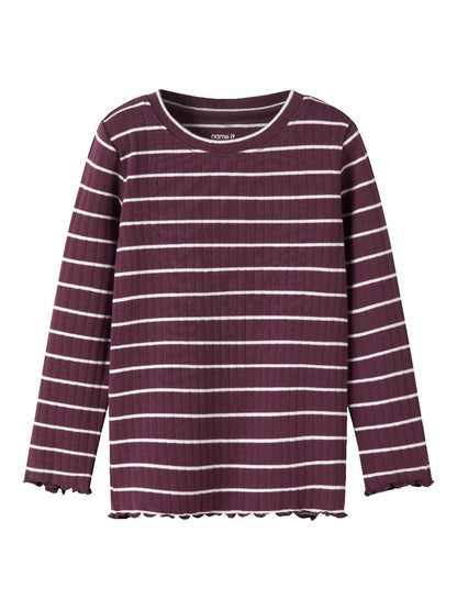Name It - Stripe Ruffle Long Sleeve|225503