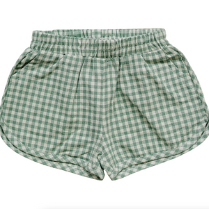 Mebie Baby -Green Gingham Shorts|118297