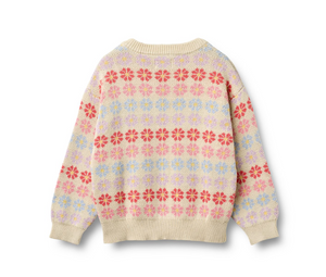 Wheat - Jacquard Pullover Harlow Sandshell Flowers|191196