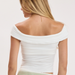Sky To Moon - Ruched Off The Shoulder Top|215042