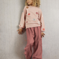 Minymo - Wide Pants Withered Rose|158404