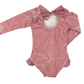 Current Tyed - "Olivia" Ruffle Rashguard Suit|140510