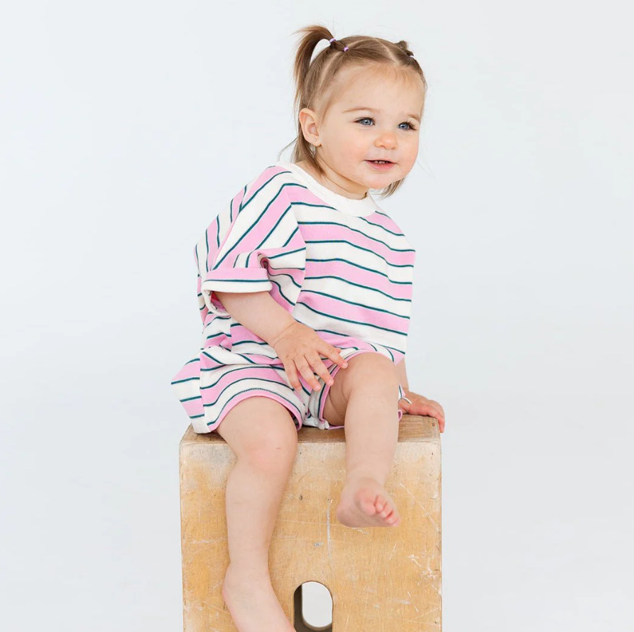 Roobear - Cotton Striped Romper|212539