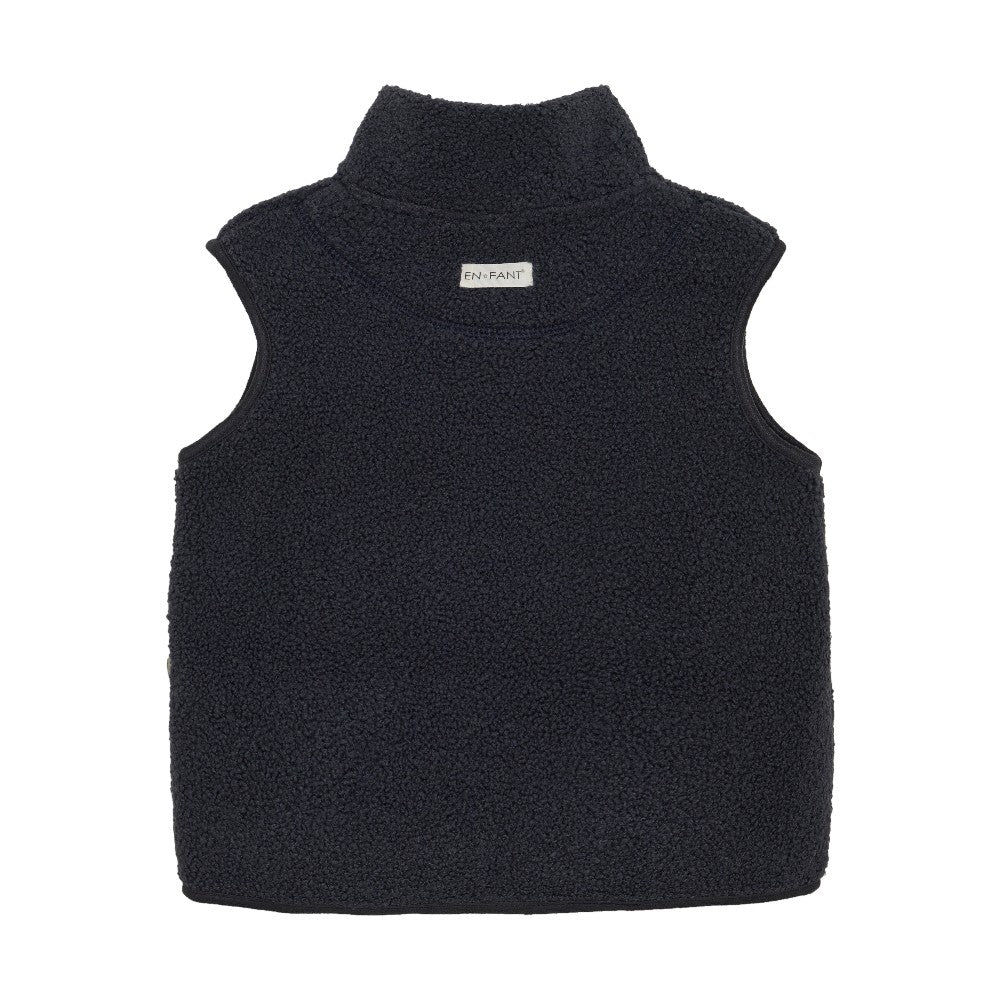 EnFant - Teddy Waist Coat Vest - Ebony|156425