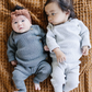 Mebie Baby - Heather Grey Knit Layette Set|91197