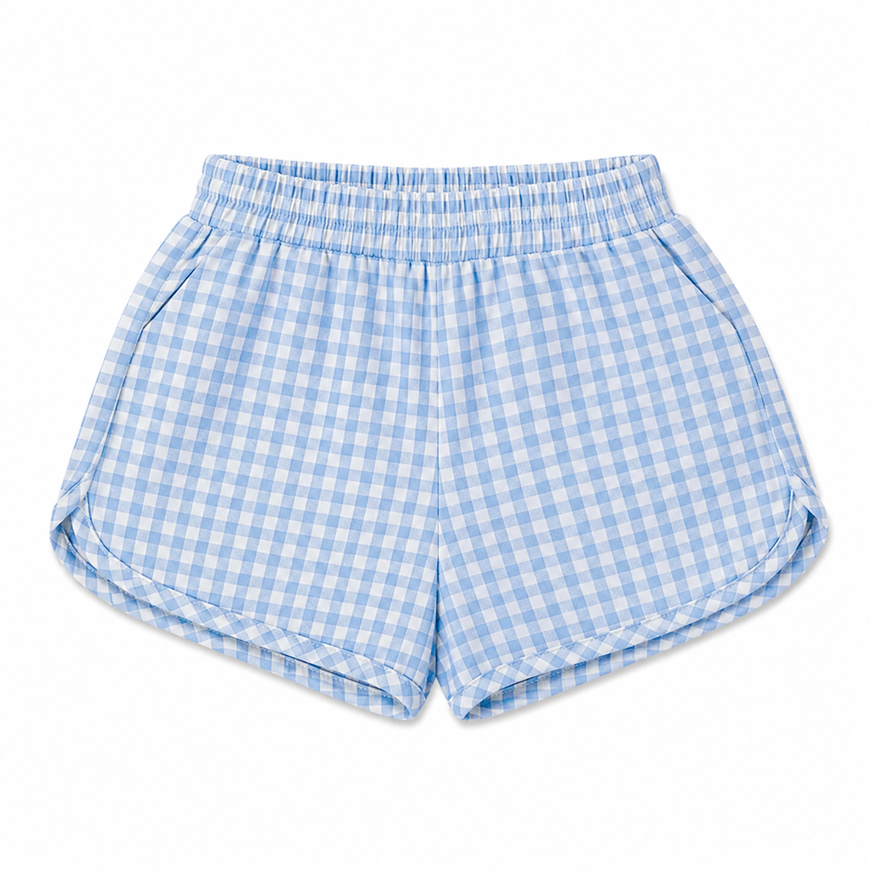 Mebie Baby - Blue Gingham Shorts