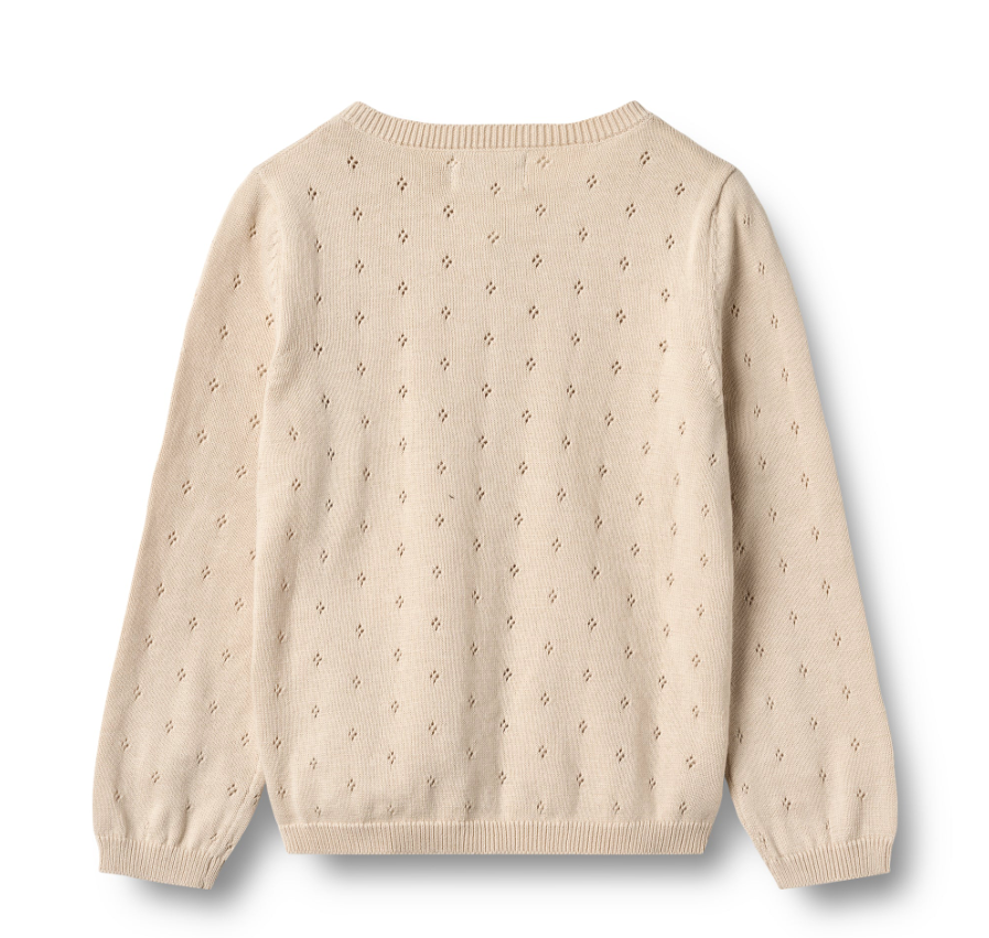 Wheat -	 Knit Cardigan Maia offwhite|164378