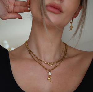 Infinity Heart Necklace - 18K PVD Gold Plating|176790