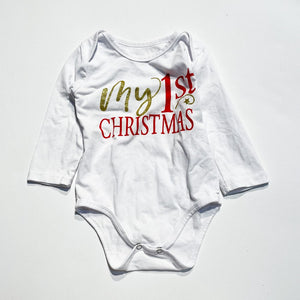 " My 1st Christmas" Onesie 6-12M|189981