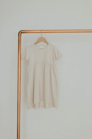 Jax & Lennon - Empire Tee Dress Bone|104706