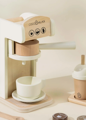 Coco Village - Wooden Coffee Maker Set - Foam|106786