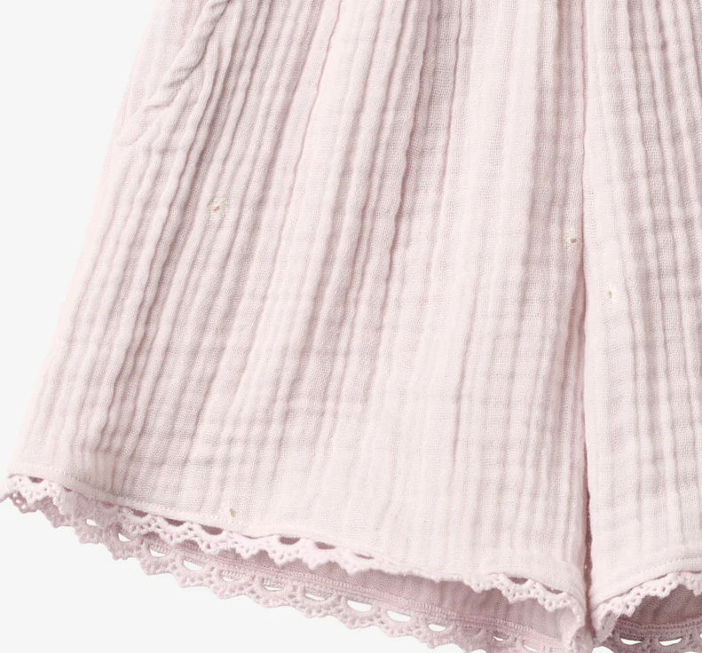 Wheat - Shorts Lace Eileen purple light flowers|197191