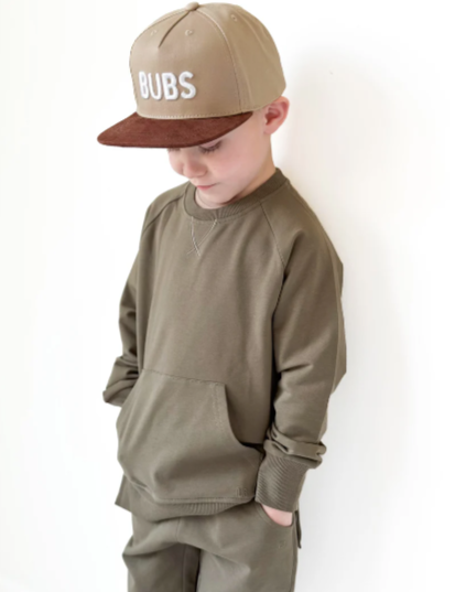 Little Bipsy - Pocket Pullover - Dark Moss|94704