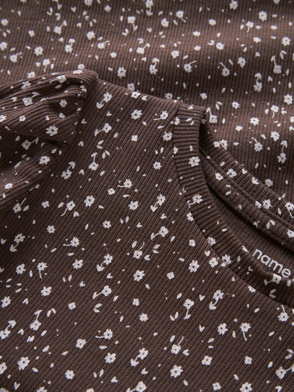 Name It - Ribbed Floral Long Sleeve|225544
