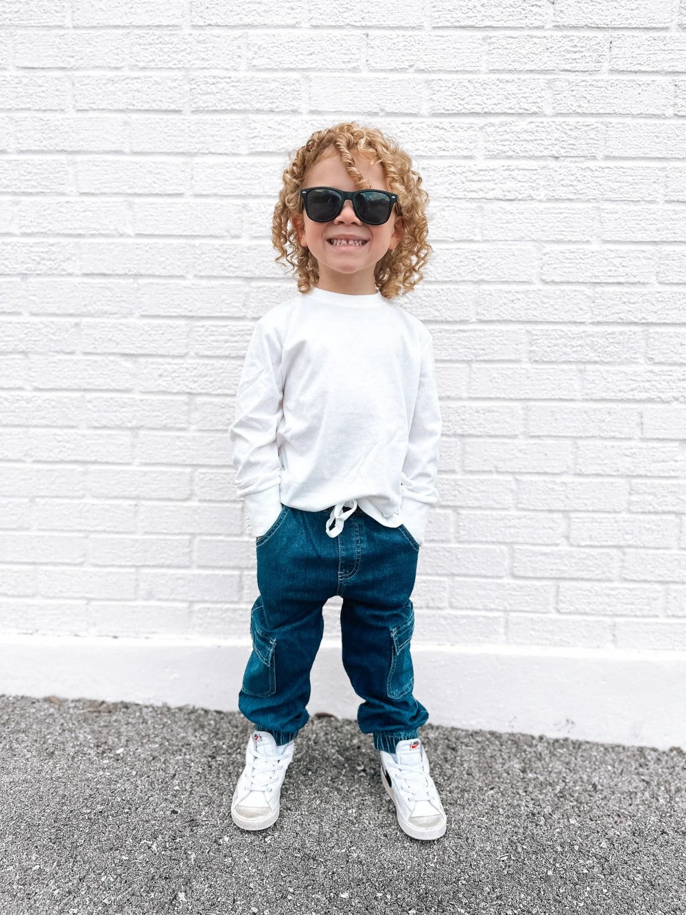 Little Bipsy - Cargo Denim Jogger - Classic|107978