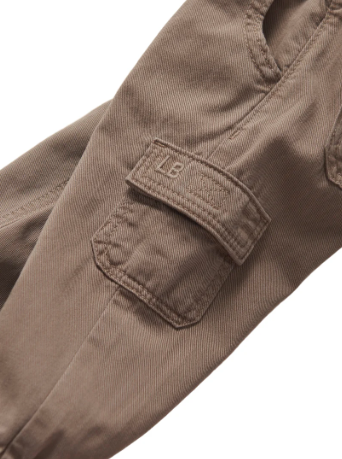 Cotton Twill Cargo Jogger - Mushroom|164275