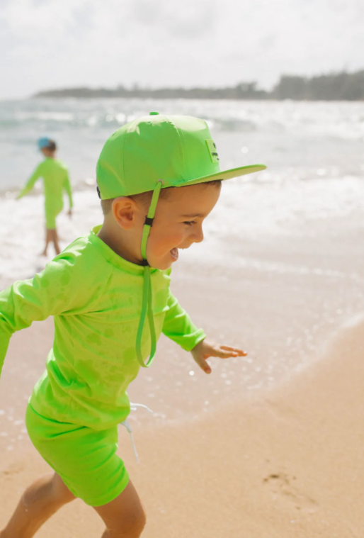 Current Tyed - Waterproof Snapback - Neon Green|147129