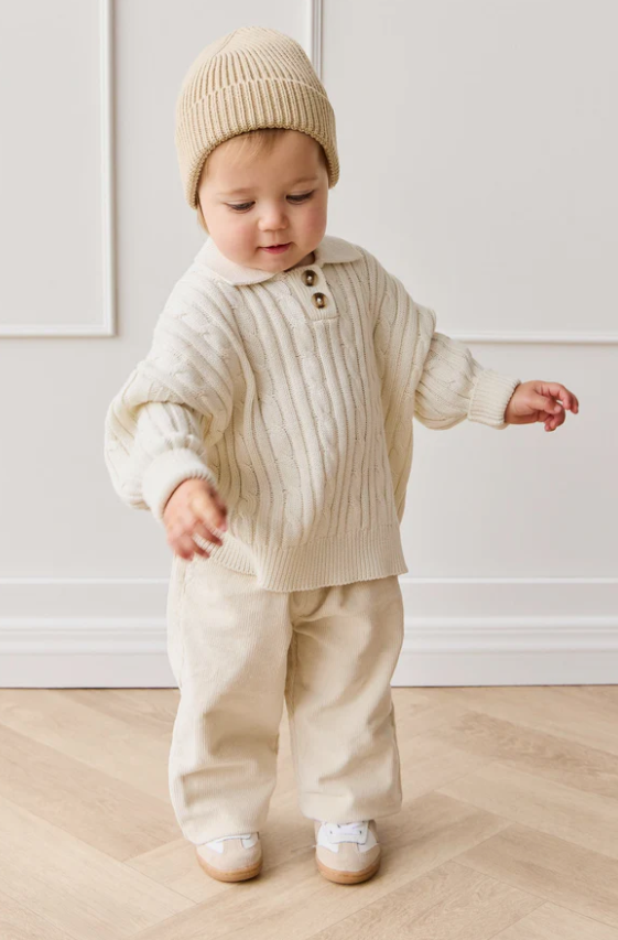 Wade Knitted Jumper - Cloud|154982