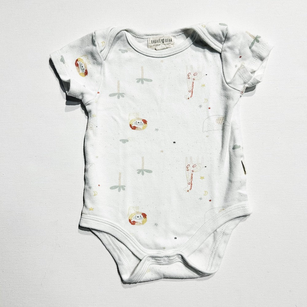 Rabbit + Bear Onesie 6-9M|207859