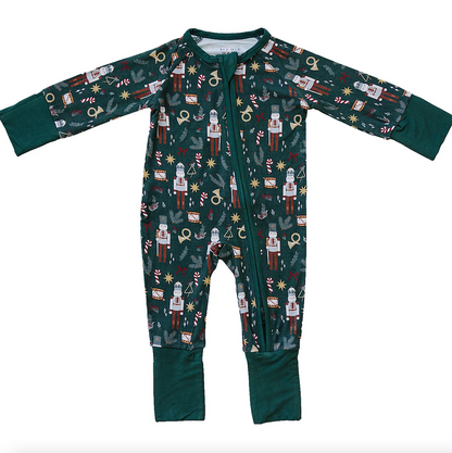 Mebie Baby - Green Nutcracker Bamboo Zipper|108673