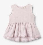 Wheat - Top Lace Bea Purple Flowers|197184