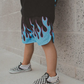 Little Trouble - Heater Flame Shorts Blue|205842
