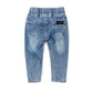 Little Bipsy - Light Wash Distressed Denim|108950