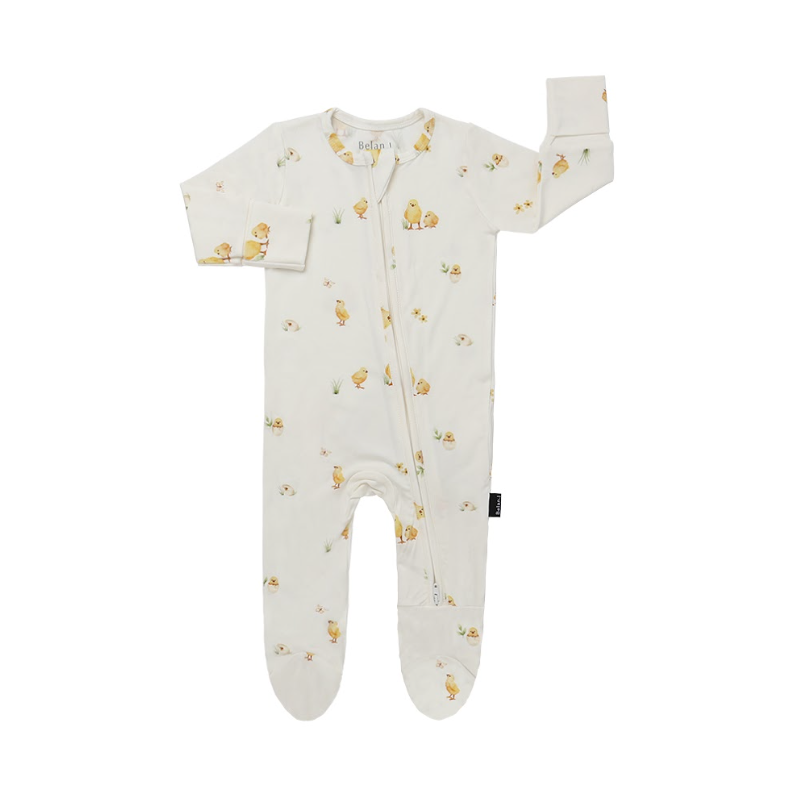 Belan.J - Footed Zipper Sleeper - Chicks|193847