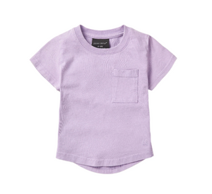 Little Bipsy - Acid Wash Pocket Tee - Purple|139464