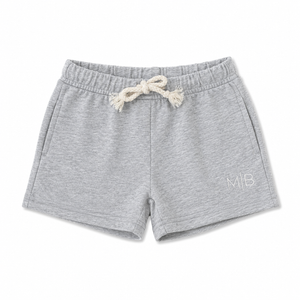 Mebie Baby - Grey Pocket Cotton Shorts