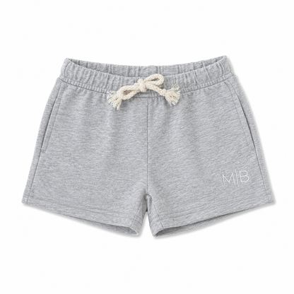 Mebie Baby - Grey Pocket Cotton Shorts