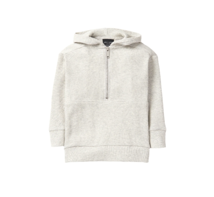 Little Bipsy - Waffle Hoodie - Light Heather Grey|142508