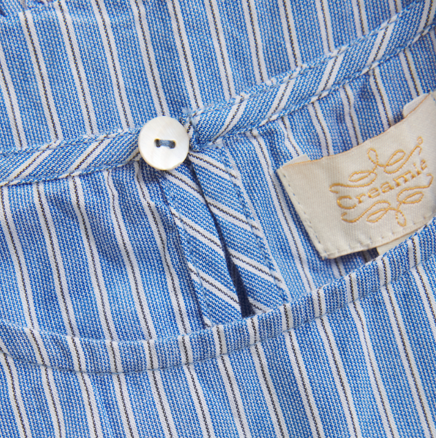 Creamie - Woven Stripe Top Blue Lustre|194000