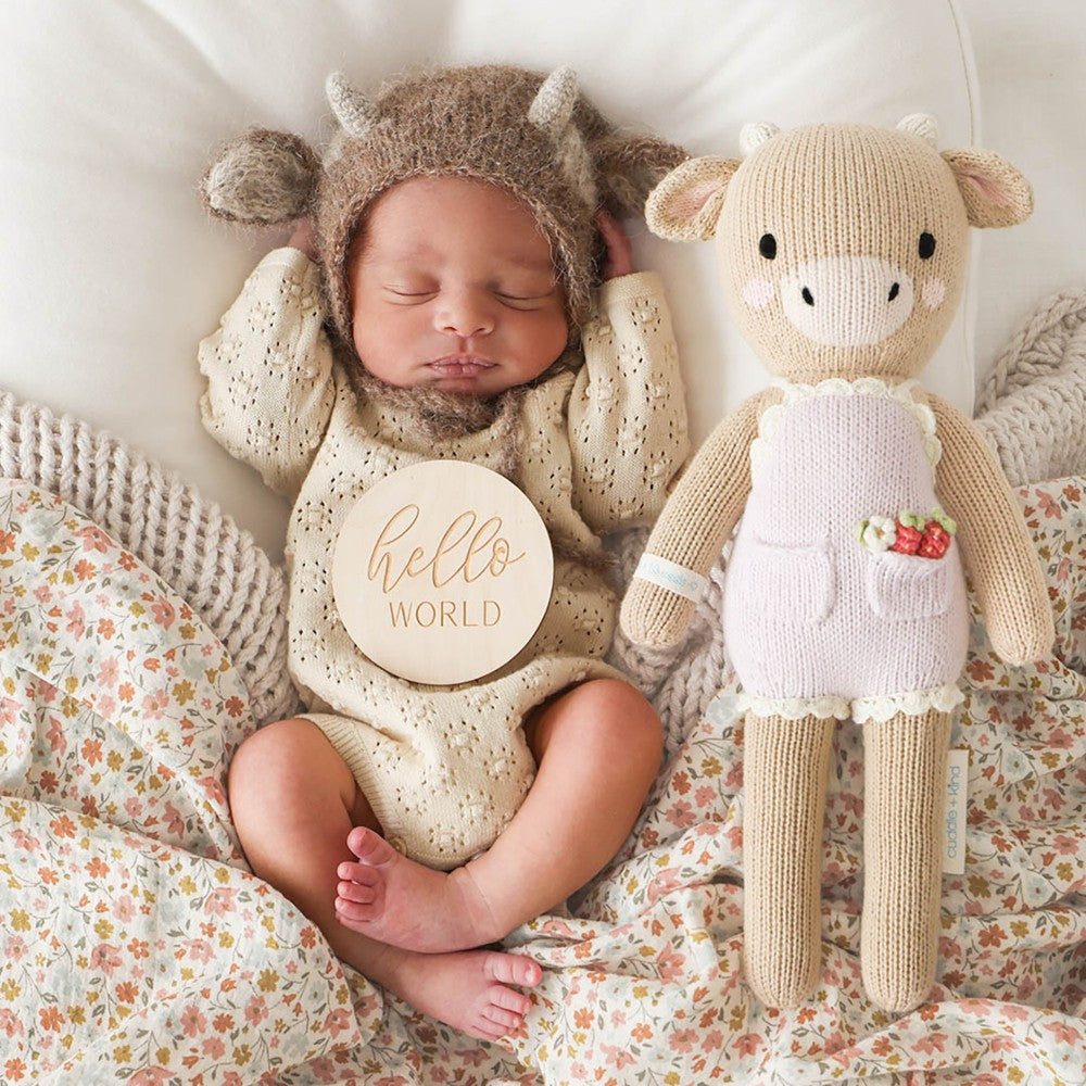 Cuddle & Kind - Ava the Cow (lavender), Give 10 Meals|155907